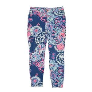 LILLY PULITZER $98 Keliani Stretch Skinny Ankle Pant Gypsea Girl Size‎ 8